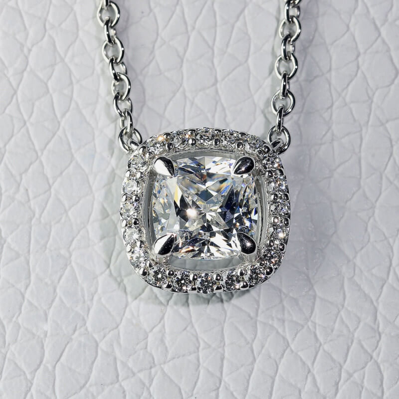 Colliers Diamants Pendentif Diamant Odéon Coussin
