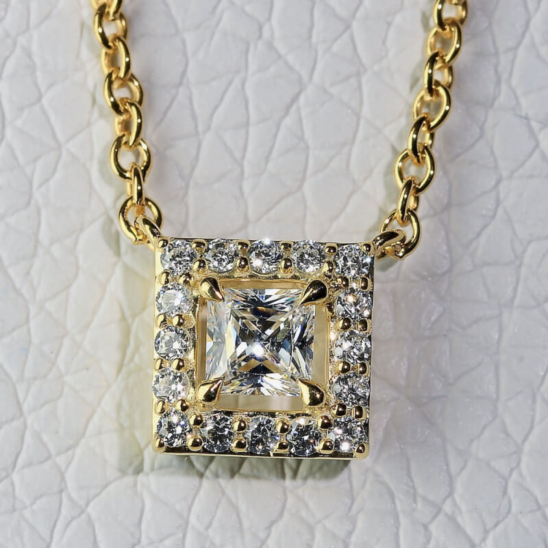 Colliers Diamants Pendentif Diamant Odéon Princesse