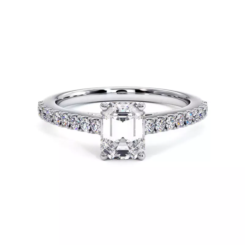 Bague Vendôme Diamant Taille Emeraude