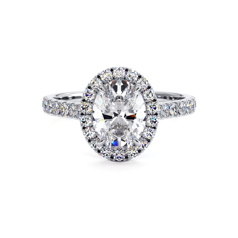 Bague Odéon Diamants Ovale