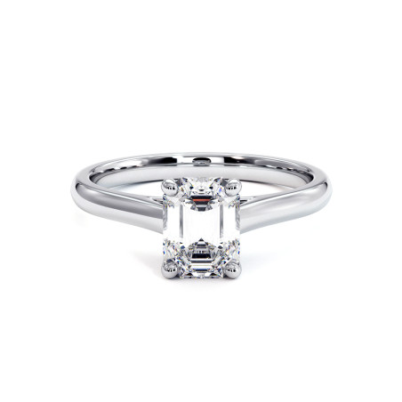 Bague Montaigne Diamant Taille Emeraude