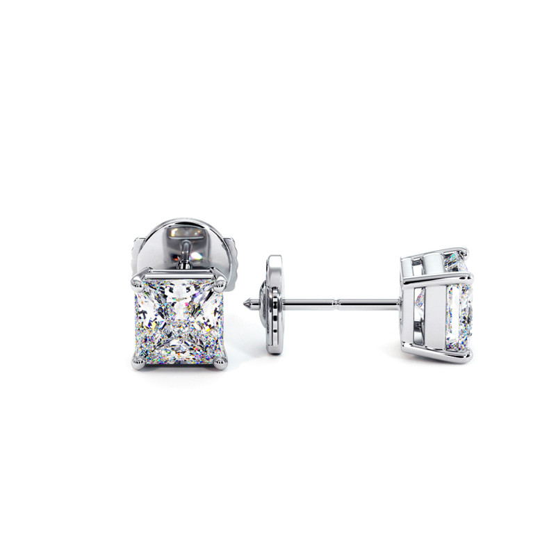 Boucles d'Oreilles Montaigne Diamants Princesses