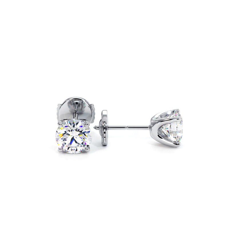 Boucles d'oreilles Diamants Boucles d'Oreilles Diamant Montaigne Rond