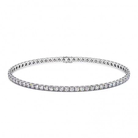 Bracelet Rivières de Diamants Or 9K 375/1000