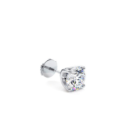 Boucles d'Oreilles Diamant Montaigne Rond