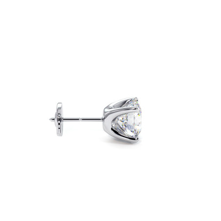 Boucles d'Oreilles Diamant Montaigne Rond