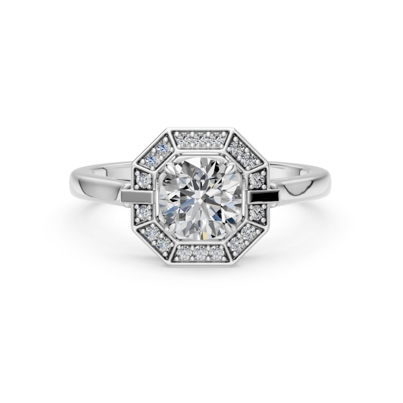Bague Chaillot Diamant Rond