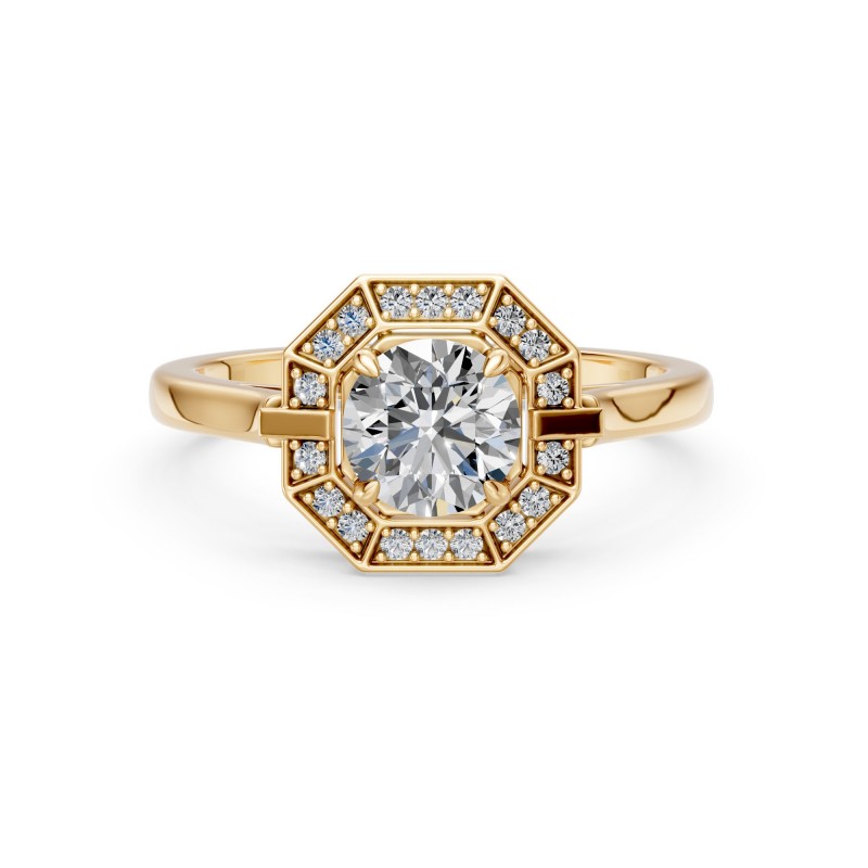 Bague Chaillot Diamant Rond