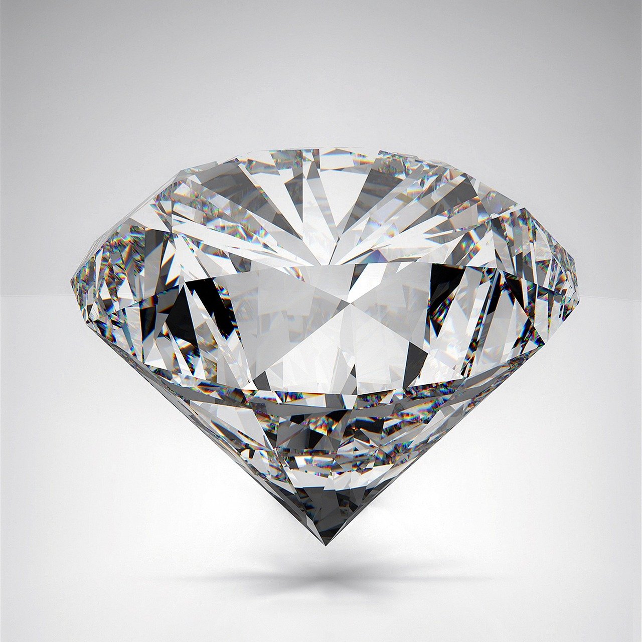Diamant scintillant de synthèse