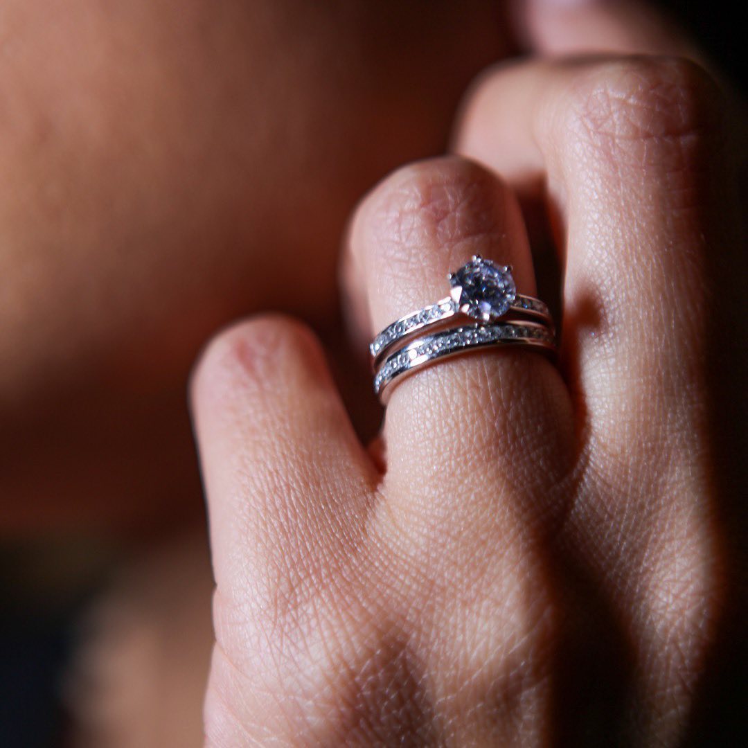 bague diamant de laboratoire