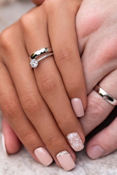 Quelle main pour l'alliance et la bague de fiançailles ?