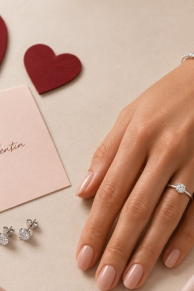 Bijoux en diamant de synthèse pour la Saint-Valentin : idées et budget
